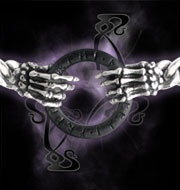 Нашейное украшение Mortus Anulus Occulta - Cuban Alchemy Gothic P478 - маленькая картинка