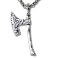 Кулон на цепочке Wallachain War Axe Alchemy Gothic P486 - маленькая картинка