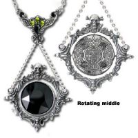 Кулон на цепочке The Obsidian Mirror Alchemy Gothic P488 - маленькая картинка