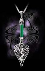 Кулон на цепочке La Fйe Absinthe Spoon Alchemy Gothic P527 - маленькая картинка