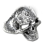 Кольцо Omega Skull Alchemy Gothic R122 - маленькая картинка