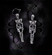 Серьги Skeleton Alchemy Gothic E9 - маленькая картинка