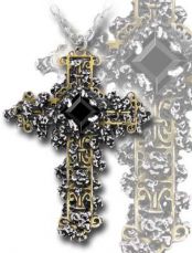 Кулон на цепочке Hederige Cross (Pendant) Alchemy Gothic P524 - маленькая картинка