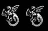  Whitby Wyrm (stud; pair) (Earring) - 