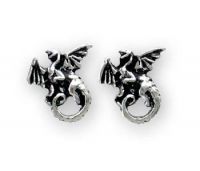 Серьги Whitby Wyrm (stud; pair) (Earring) Alchemy Gothic E279 - маленькая картинка