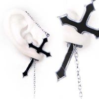 Вставка в ухо Impalare Cross (single) (Earring) Alchemy Gothic E280 - маленькая картинка