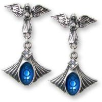 Серьги Crux Angelicum (Earring) Alchemy Gothic E285 - маленькая картинка