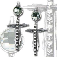 Серьги Mort Etoile Droppers (studs; pair) Alchemy Gothic E299 - маленькая картинка