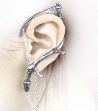Вставка в ухо The Harvester (stud) Alchemy Gothic E296 - маленькая картинка