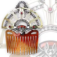Гребень для волос Chrysler Bat Alchemy Gothic HC6 - маленькая картинка
