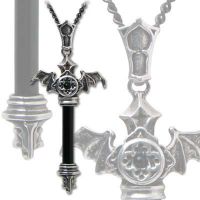 Кулон на цепочке Ruthven Cross Alchemy Gothic P595 - маленькая картинка