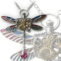 Кулон на цепочке Clockwork Darter Alchemy Gothic P588 - маленькая картинка