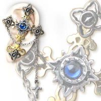 Вставка в ухо Torquemada Cross-Tegere Alchemy Gothic E295 - маленькая картинка