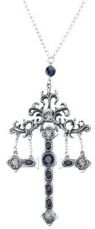 Кулон на цепочке The Hanging Cross Of Pressburg (Pendant) Alchemy Gothic P566 - маленькая картинка