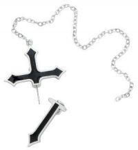 Вставка в ухо Impalare Cross (single) (Earring) Alchemy Gothic E280 - маленькая картинка