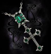 Кулон на цепочке Hammer cross Alchemy Gothic P455 - маленькая картинка