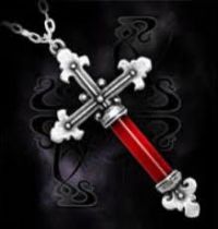 Кулон на цепочке Relecruz Sanguis Alchemy Gothic P431 - маленькая картинка