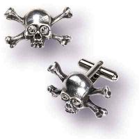 Запонки Skull N Bones Stargazer Cufflinks Alchemy Gothic CL10 - маленькая картинка