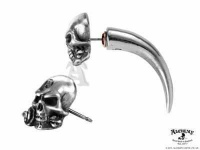 Серьга The Alchemist horn Alchemy Gothic E319 - маленькая картинка