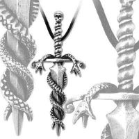 Подвеска Blade Of Deception Alchemy Gothic P648 - маленькая картинка
