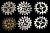 Пуговицы Gearwheel Buttons - Medium Alchemy Gothic S10 - маленькая картинка