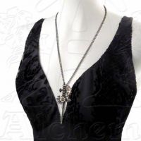 Кулон Static Traction Dagger Alchemy Gothic P707 - маленькая картинка