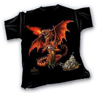 Футболка BT124 Theophalax Tartarus Draconis DC Alchemy Gothic BT124 - маленькая картинка