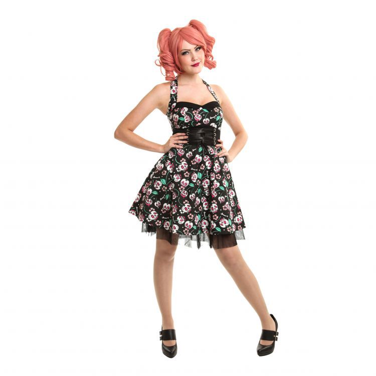  IZZIE DRESS LADIES CHERRY BONE Cupcake Cult LOCKED D-IZZIE-CB  1