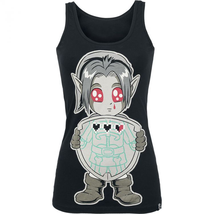  HALF A LIFE VEST LADIES BLACK Cupcake Cult LOCKED T-HALIFE-B  1