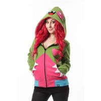  SMILER HOOD LADIES GREEN - 