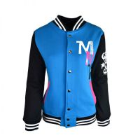  HUGS VARCITY JACKET MEN BLACK/BLUE - 