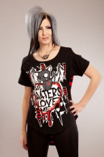  LUV HATER TOP LADIES BLACK - 