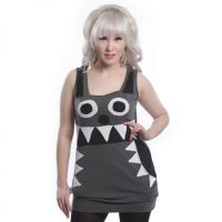  MORO TOP LADIES GREY/BLACK - 
