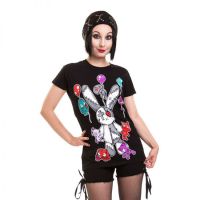  SET THEM FREE T LADIES BLACK - 