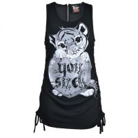  YOU SUCK TOP LADIES BLACK - 
