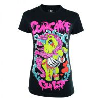  ZOMBIE PONY T LADIES BLACK - 