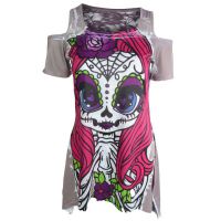  MUERTE CHICK TOP LADIES BEIGE - 