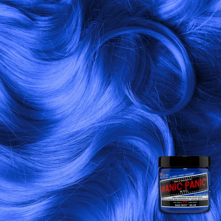 Голубая краска для волос Manic Panic Bad Boy™ Blue - Изображение