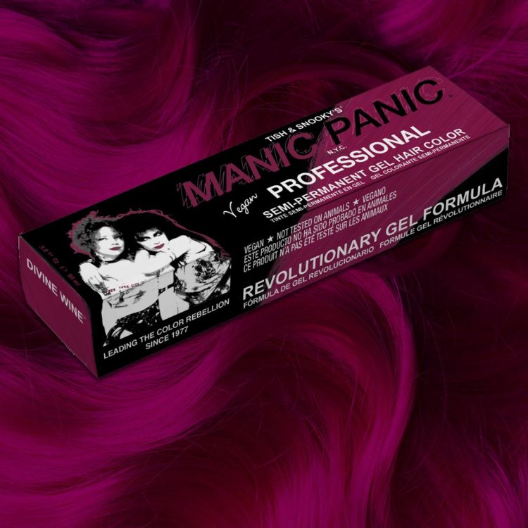 Краска для волос Manic Panic DIVINE WINE® - PROFESSIONAL GEL SEMI-PERMANENT HAIR COLOR Manic Panic SPP13006 Изображение 1