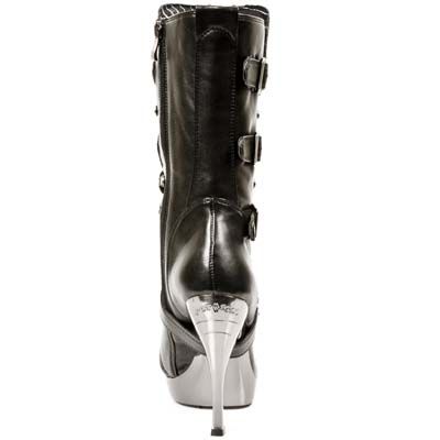  BOX NEGRO, PLATAFORMA ACERO TACON AGUJA New Rock M.5273-S1  5