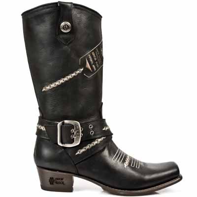  ITALI NEGRO, SUELA REVES SPAY; B35V35 (P.CUADRADA) New Rock M.GY202-S1  1