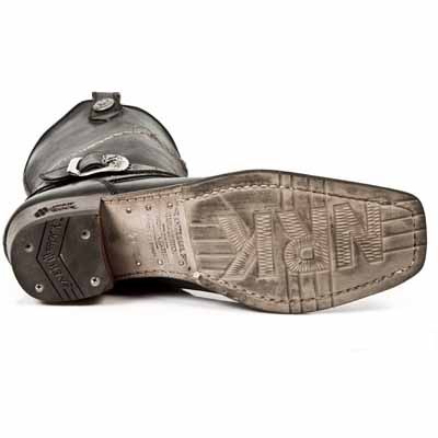  ITALI NEGRO, SUELA REVES SPAY; B35V35 (P.CUADRADA) New Rock M.GY202-S1  6