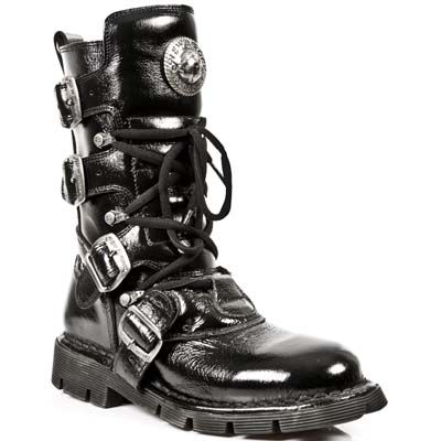  CHAROL ARRUGADO NEGRO, PLANING NEGRO SIN New Rock M.1473-S2  2