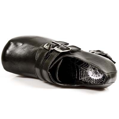  NAPA NEGRA, COVER PLATFORM METAL HEEL New Rock M.45684-S1  7