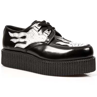  FLORENTIC NEGRO, PITON BLANCO-NEGRO, CREPE NEGRO New Rock M.2400-C3  2