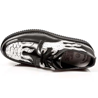  FLORENTIC NEGRO, PITON BLANCO-NEGRO, CREPE NEGRO New Rock M.2400-C3  7