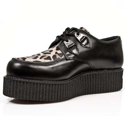  NOMADA NEGRO, PELO LEOPARDO, CREPE NEGRO New Rock M.2411-C1  4