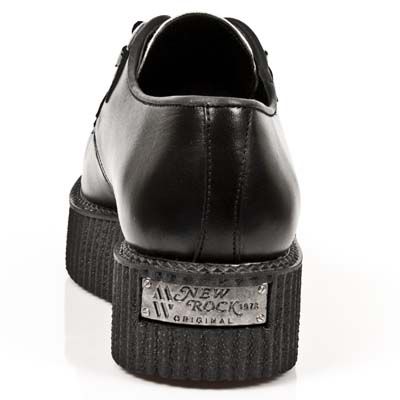 Ботинки NOMADA NEGRO, PELO CEBRA, CREPE NEGRO New Rock M.2411-C2 Изображение 5