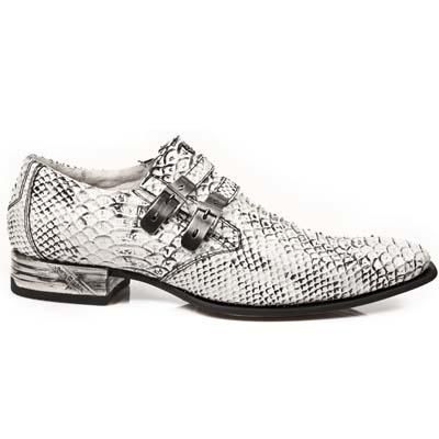  PITON BLANCO VIP-1 NEGRO SUELA ACERO TACON VIP ACE New Rock M.2246-C2  1