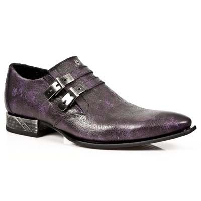  ARCILLA LILA VIP 1 NEGRO SUELA ACERO TACON VIP ACE New Rock M.2246-C3  2